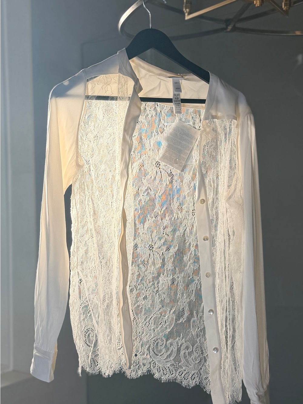 La Perla Sheer Lace Shirt